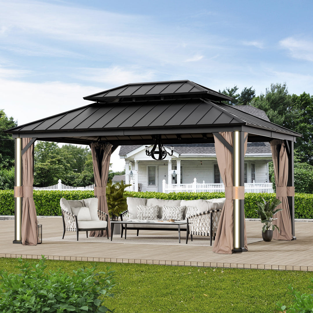 How to Hang Curtains in Gazebo Frames for Wind Protection and Privacy